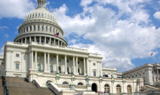 United States Capitol Building Wide Shot