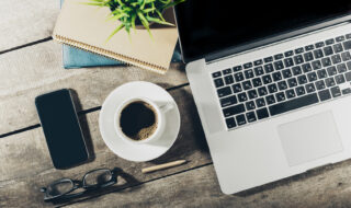 Working place. Laptop, notebook