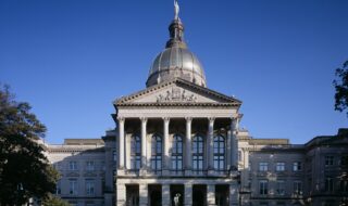 Georgia Capitol Building in Atlanta, Georgia built 1885-1889.
