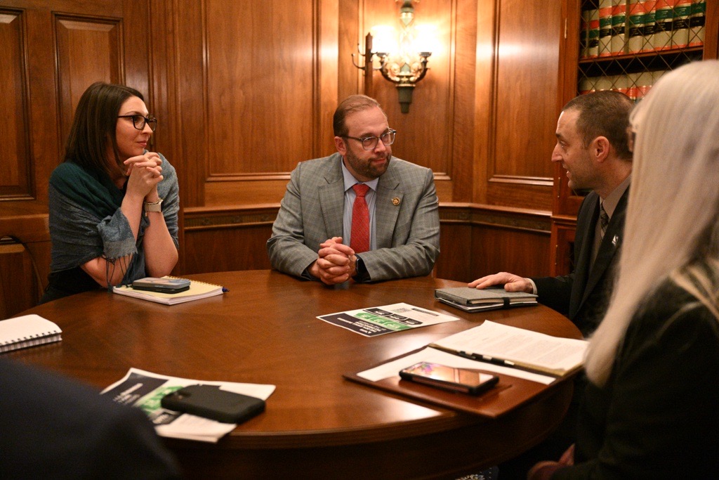 Among the meetings, NFIB Members met with Speaker Mike Johnson and Ways & Means Chairman Jason Smith to discuss the urgency of making the 20% Small Business Deduction permanent. Among the meetings, NFIB Members met with Speaker Mike Johnson and Ways & Means Chairman Jason Smith to discuss the urgency of making the 20% Small Business Deduction permanent.