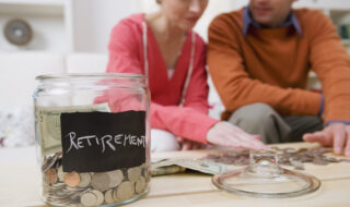 Retirement savings jar