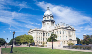 State Capitol of Illinois in Springfield.