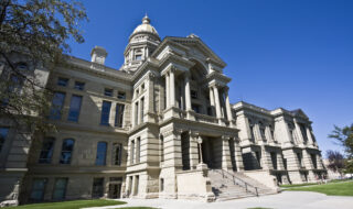 State Capitol of Wyoming in Cheyenne.