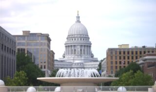 Wisconsin State Capitol from Monona Terrace